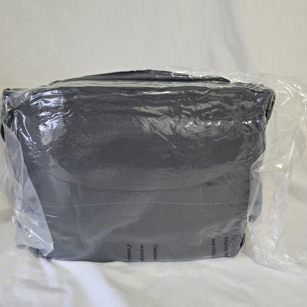 Serwall Luxurious Queen Comforter 88" x 88" Dark Grey New Vaccum Sealed